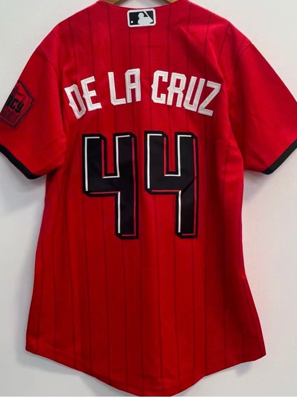 Elly De La Cruz #44 CIN Reds Kids' Red Baseball Youth Medium 10/12 Jersey